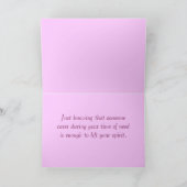 Dankeschön Karte (Innenseite)