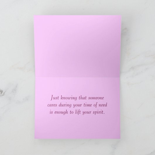 Dankeschön Karte (Innenseite)