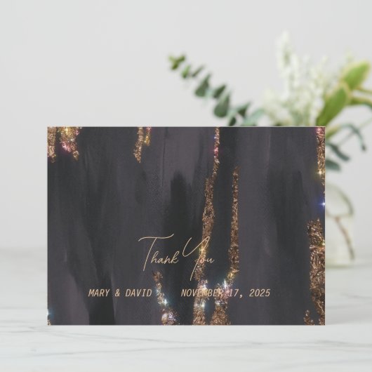 Dankeschön Karte (Stehend Vorderseite)