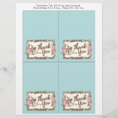 Dankeschön Karte - Alice im Wunderland (Vorne)