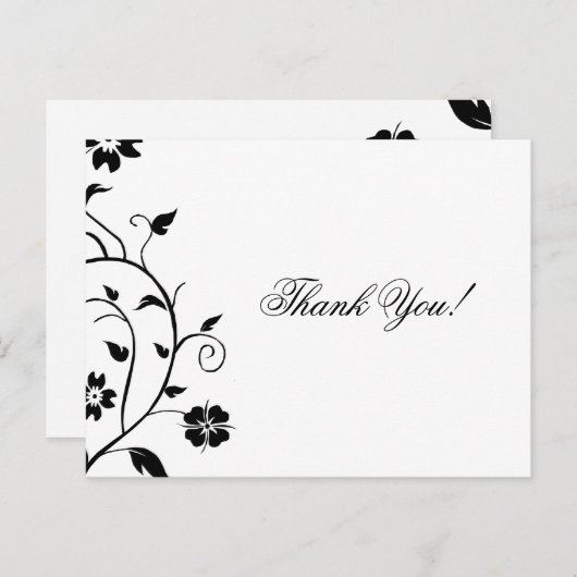 Dankeschön Karte - Benutzerdefinierte Bestellung (Vorne/Hinten)