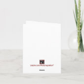 Dankeschön-Karte Dankeskarte (Rückseite)