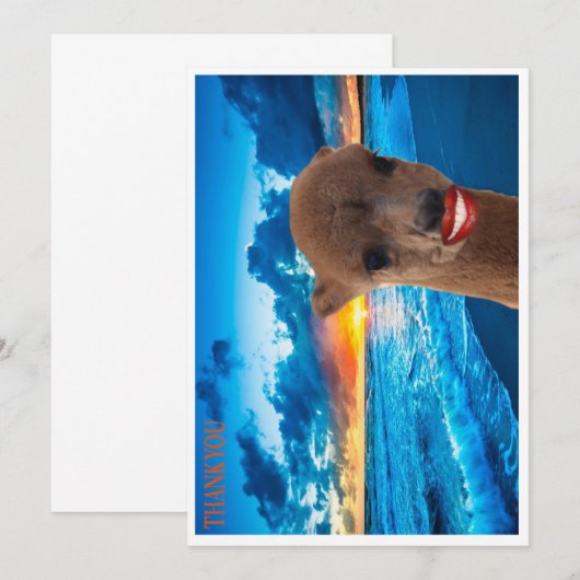 Dankeschön-Karte Dankeskarte (Vorne/Hinten)