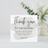 Dankeschön-Karte Dankeskarte (Stehend Vorderseite)