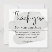 Dankeschön-Karte Dankeskarte (Vorderseite)