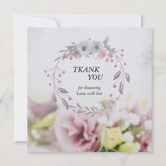 Dankeschön-Karte Dankeskarte (Vorderseite)