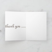 Dankeschön-Karte Dankeskarte (Innenseite)