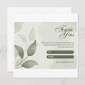 Dankeschön-Karte Dankeskarte (Vorne/Hinten)
