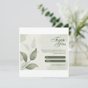 Dankeschön-Karte Dankeskarte