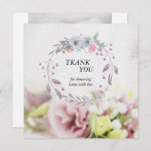 Dankeschön-Karte Dankeskarte (Vorne/Hinten)