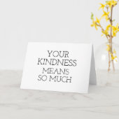 Dankeschön Karte - Dein Vergnügen bedeutet so viel (Gelbe Blume)