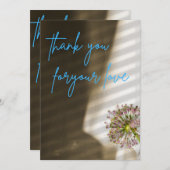 Dankeschön-Karte Einladung (Vorne/Hinten)