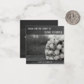 Dankeschön Karte für Beerdigung und Bereavement (Vorderseite/Rückseite Beispiel)