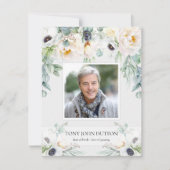 Dankeschön Karte für die Bestattungsrosen Eukalypt (Vorderseite)