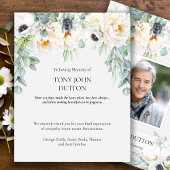 Dankeschön Karte für die Bestattungsrosen Eukalypt