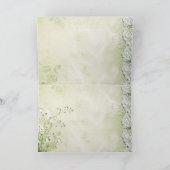 Dankeschön-Karte für die verzauberte Waldfee Dankeskarte (Innenseite)