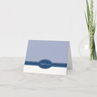 Dankeschön Karte für Hochzeit oder Dusche, Marine