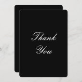 Dankeschön Karte für Hochzeiten (Vorne/Hinten)