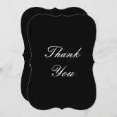 Dankeschön Karte für Hochzeiten (Vorne/Hinten)