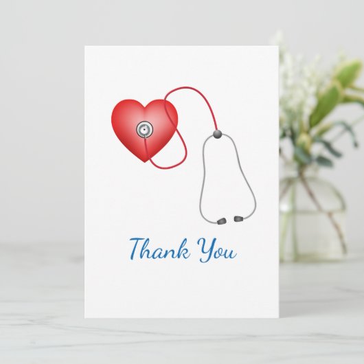 Dankeschön Karte für Krankenschwestern (Stehend Vorderseite)