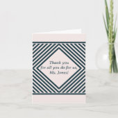 Dankeschön-Karte für Lehrer (Vorderseite)