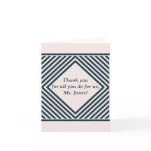 Dankeschön-Karte für Lehrer