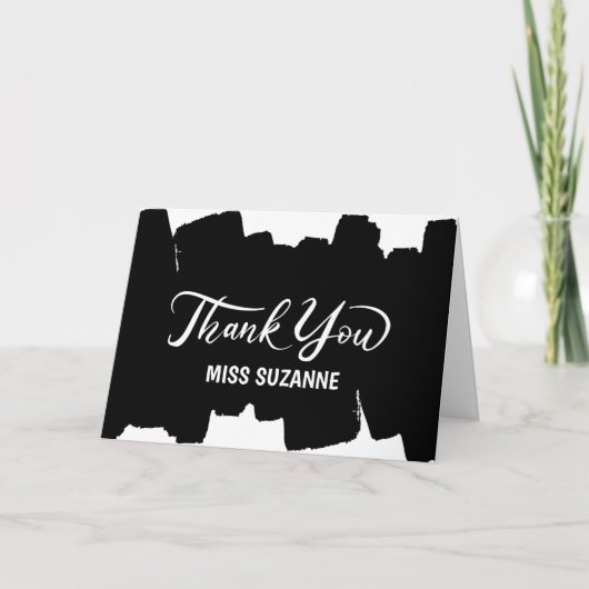 Dankeschön Karte für Lehrer, Mitarbeiter, Kindermä (Vorderseite)