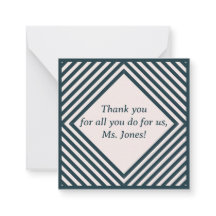 Dankeschön-Karte für Lehrer