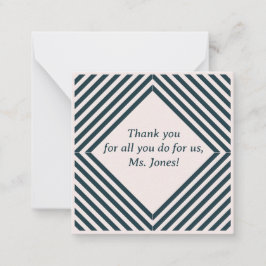 Dankeschön-Karte für Lehrer Mitteilungskarte