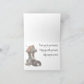 Dankeschön Karte für Realtor oder Hypothekenbeamte (Innenseite)