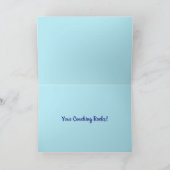 Dankeschön Karte für Swim Coach (Innenseite)