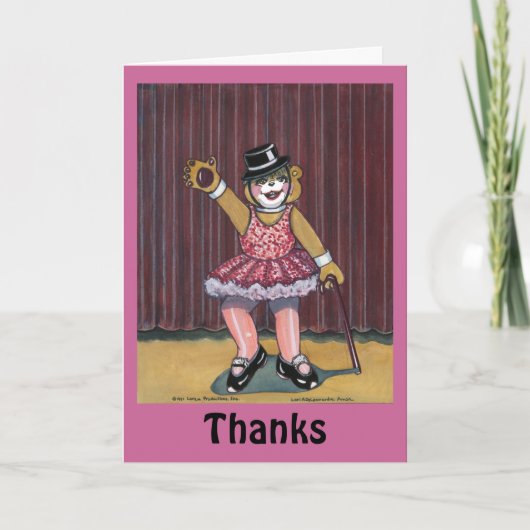 Dankeschön-Karte für Tanzlehrer Dankeskarte (Vorderseite)