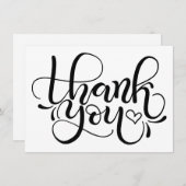 Dankeschön Karte - handgeschriebene Karte (Vorne/Hinten)