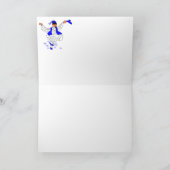 Dankeschön Karte in griechischer Anwesenheitsnotiz (Innenseite)