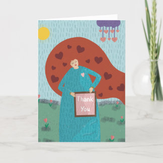 Dankeschön-Karte (Leere) Dankeskarte