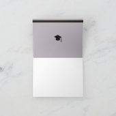 Dankeschön-Karte: Lila Dankeskarte (Innenseite)