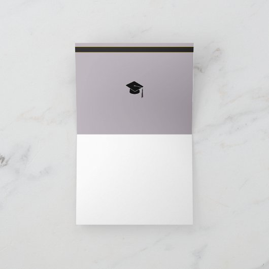 Dankeschön-Karte: Lila Dankeskarte (Innenseite)