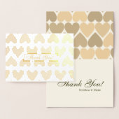 Dankeschön Karte mit Herz-Muster Hintergrund (Anzeige)