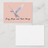 Dankeschön-Karte Mitteilungskarte (Vorne/Hinten)