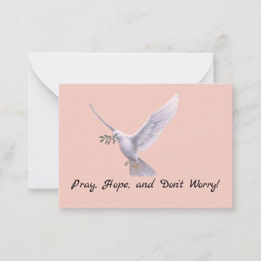 Dankeschön-Karte Mitteilungskarte (Vorderseite)