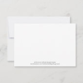 Dankeschön Karte - Nahrungsaufnahme (Rückseite)