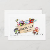 Dankeschön Karte - Nahrungsaufnahme (Vorne/Hinten)