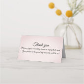 Dankeschön-Karte Platzkarte (Vorderseite)