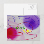 Dankeschön-Karte Postkarte (Vorne/Hinten)
