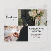 Dankeschön-Karte Postkarte (Vorderseite)