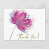 Dankeschön-Karte Postkarte (Vorderseite)