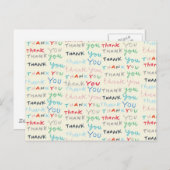 Dankeschön-Karte Postkarte (Vorne/Hinten)