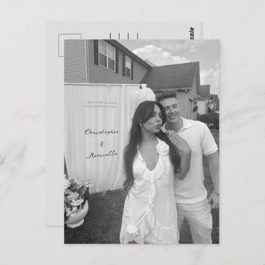 Dankeschön Karte, Postkartenleere Postkarte (Vorne/Hinten)