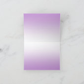 Dankeschön Karte - Shades of Lila (Innenseite)