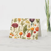 Dankeschön Karte - Thema Gemüsegarten (Rückseite)